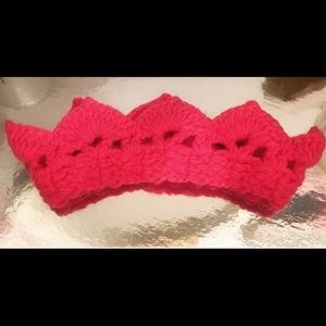 New newborn photo crown prop hand crocheted